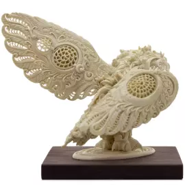 Скульптура из бивня мамонта "Сова"