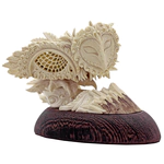 Sculpture of a mammoth tusk "Owl"