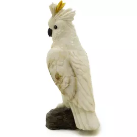 Anhydrite sculpture "Parrot"