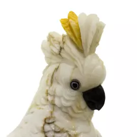 Anhydrite sculpture "Parrot"