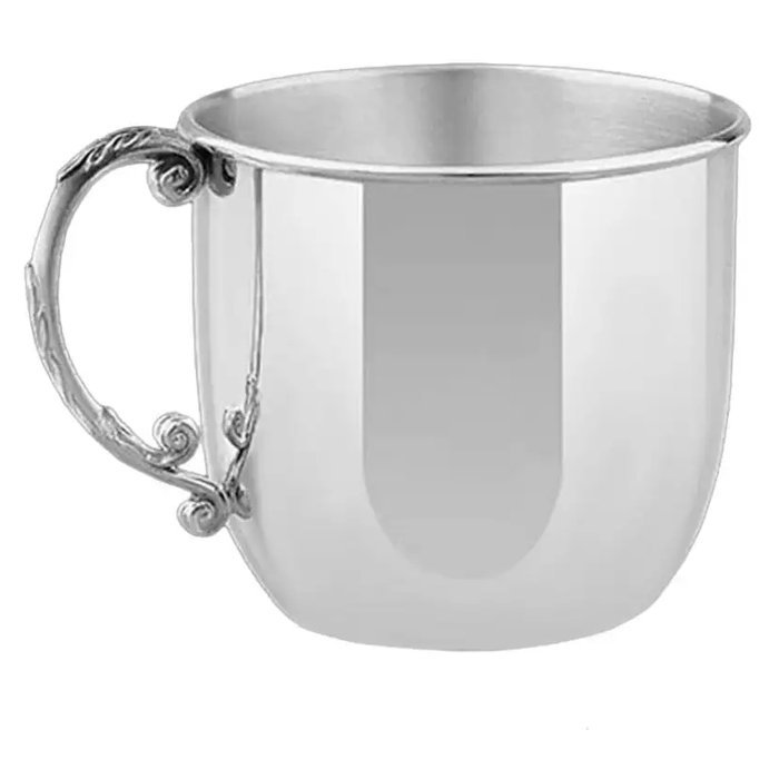 CD smooth children's silver mug, for 1 person