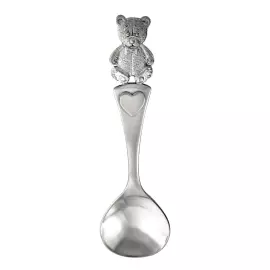 Set of children's silver CD "Teddy Bear": mug and spoon
