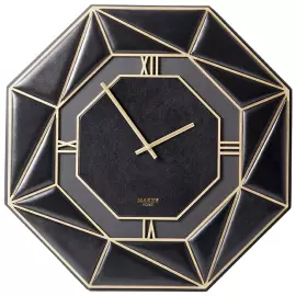 Настенные часы «Deco» черные