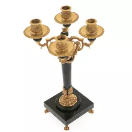 Hermitage jade candelabra for 4 candles