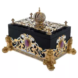 Набор шкатулка с подсвечниками "Россия Великая" Златоуст