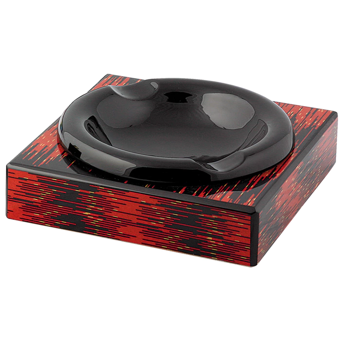 Ashtray for cigars Mastro de Paja red