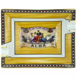 Пепельница "Flor De Alba" Elie Bleu желтая