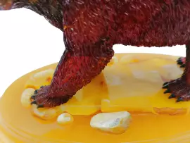 Композиция из янтаря "Медведь"