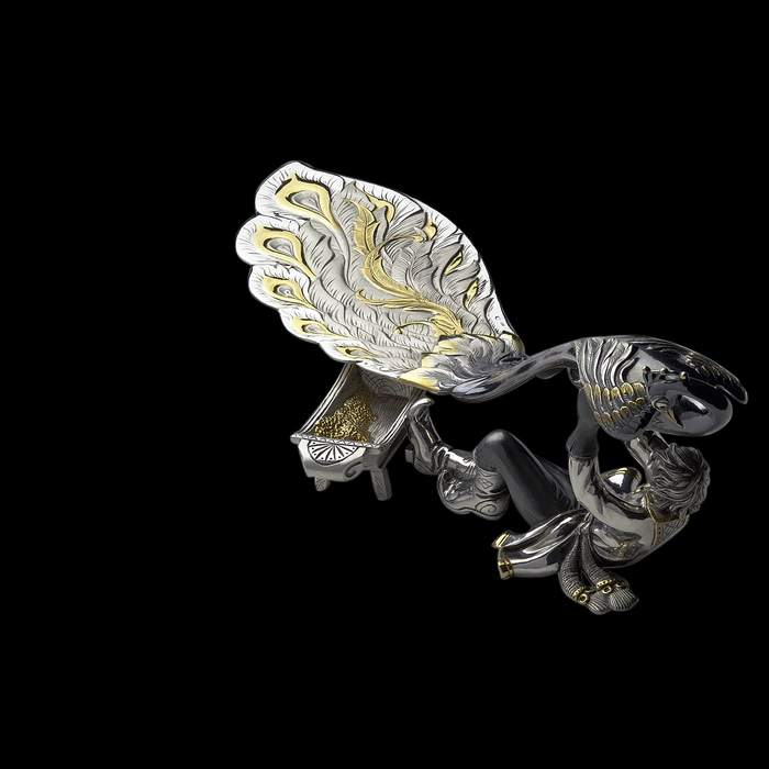Silver Firebird Cake Set