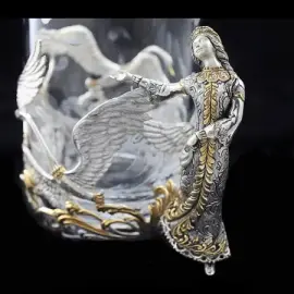 Подстаканник из серебра "Василиса Прекрасная" Подстаканник из серебра "Василиса Прекрасная"