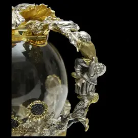 Чайник из серебра "Репка" Чайник из серебра "Репка"