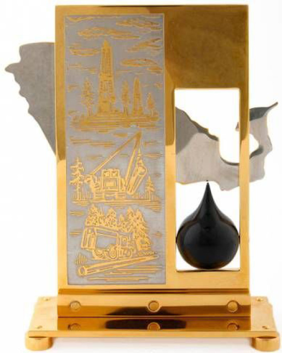 Corporate souvenir "Drop of oil" Zlatoust