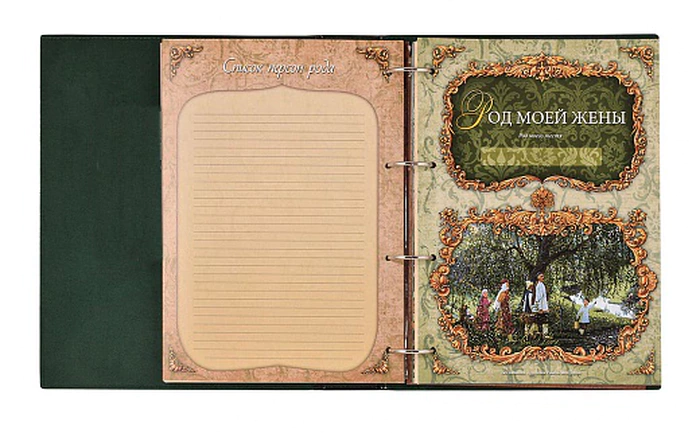 The pedigree book of the Muslim "Mosque" in a gift box
