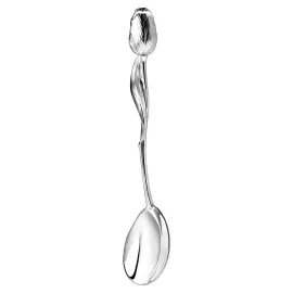 Набор серебряных чайных ложек "Цветы России" на 6 персон