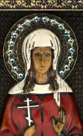 Икона из дерева "Святая Татьяна"