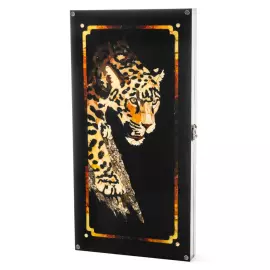 Нарды из ясеня и янтаря "Леопард"