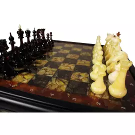 Шахматный ларец из мореного ясеня