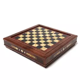 Walnut Chess Chest