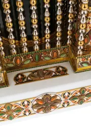 Lamp-mosque "Chor Minor" with the Koran and rosary beads, Zlatoust