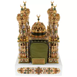 Lamp-mosque "Chor Minor" with the Koran and rosary beads, Zlatoust