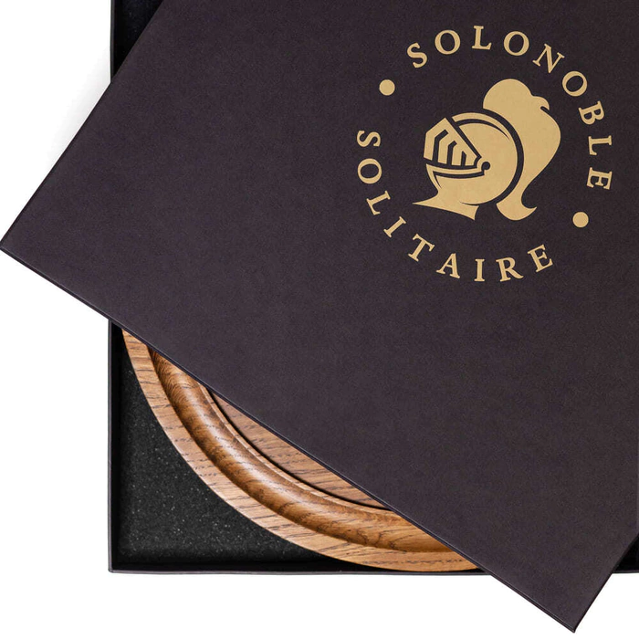Solonoble "Agate" Grey Board Game