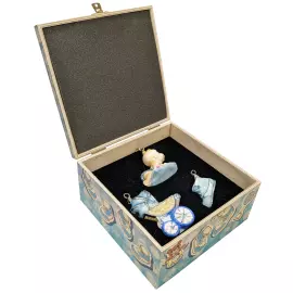 Set of 3 pcs Christmas tree toys "Baby Boy"