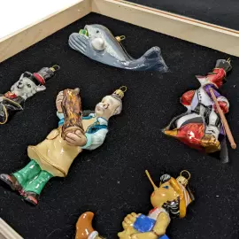 Set of 5 pcs Christmas tree toys "Pinocchio"