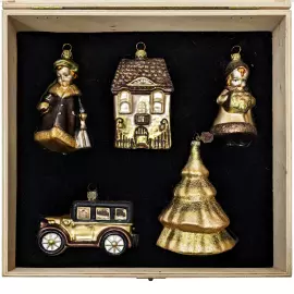 Set of 5 pcs Christmas tree toys "Children"