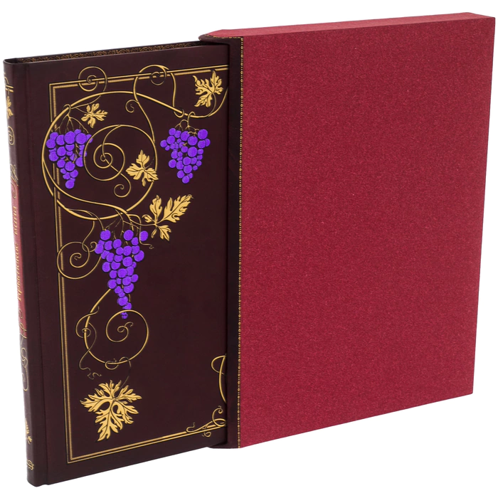 The leather-bound book "Crimean wines. A new story"