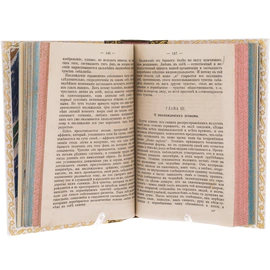 Antique leather-bound book "The Physiology of pleasure" 1890.
