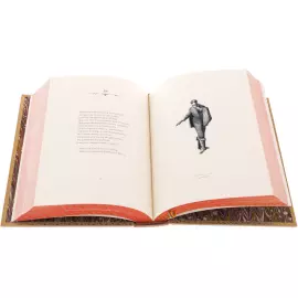 Книга в кожаном переплете "Сонеты" Шекспир (на русском и английском языках)