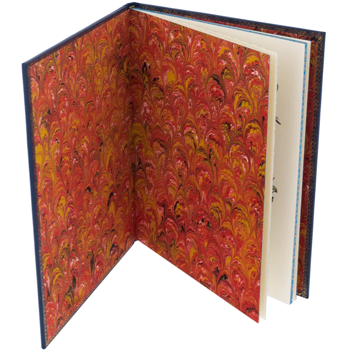 The leather-bound book "The Scarlet Flower", S. T. Aksakov
