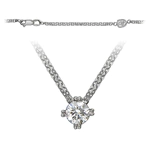 Колье ELEGANCE из белого золота с бриллиантом