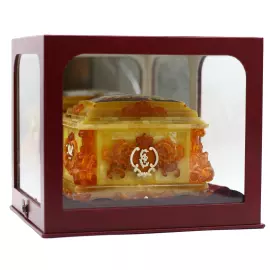 Amber casket "Rumor" collection "Smile of the amber room"
