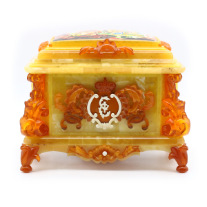 Amber casket "Rumor" collection "Smile of the amber room"