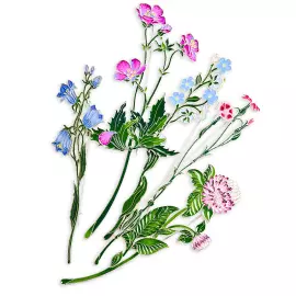 Silver brooch "Bell" of the collection "Herbarium of Tatyana Polyakova"