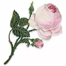Silver brooch "Roses of the Winter Palace" collection "Herbarium of Tatyana Polyakova"