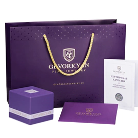 Колье GARDEN из белого золота с бриллиантами и сапфирами