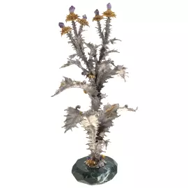 Авторская скульптура из бронзы "Мужской цветок"