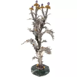 Авторская скульптура из бронзы "Мужской цветок"