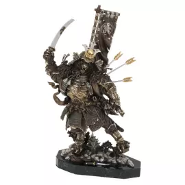 Авторская скульптура из бронзы "Тигр самурай"