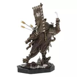 Авторская скульптура из бронзы "Тигр самурай"