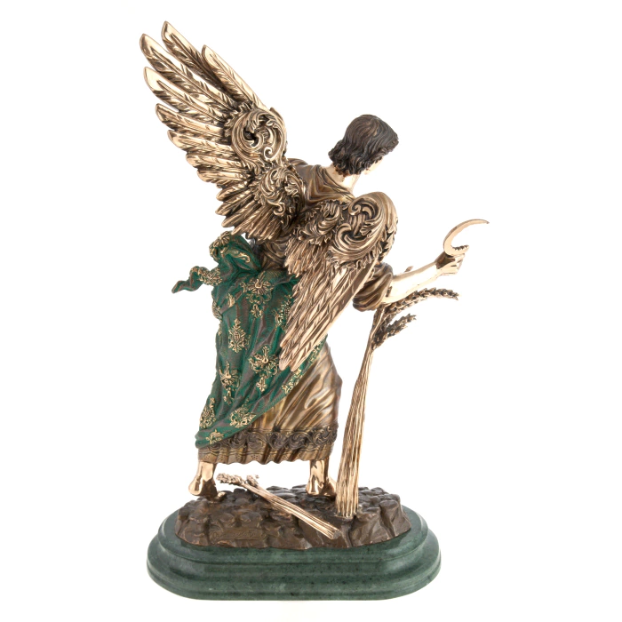 The author's bronze sculpture "Heavenly Reaper"