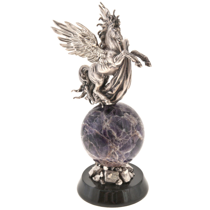 The author's bronze sculpture "Pegasus"