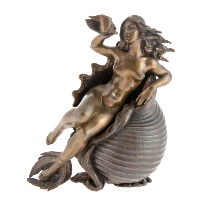 The author's bronze sculpture "Rusalka"