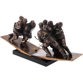 The bronze composition "Ice Battle"