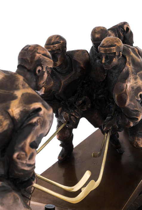 The bronze composition "Ice Battle"