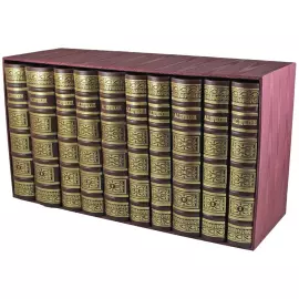 Книги в кожаном переплете "Пушкин А.С. Полное собрание сочинений в 10 томах"