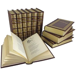 Leather-bound books "Pushkin A.S. Complete works in 10 volumes"