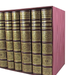 Leather-bound books "Pushkin A.S. Complete works in 10 volumes"